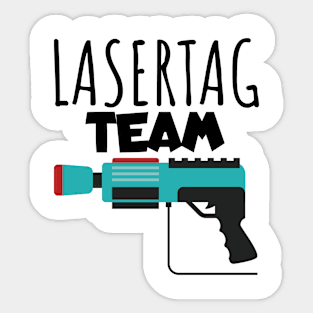 Lasertag team Sticker